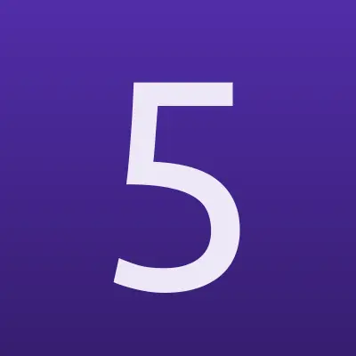 5-ый бокс, автосервис, лого-визитка